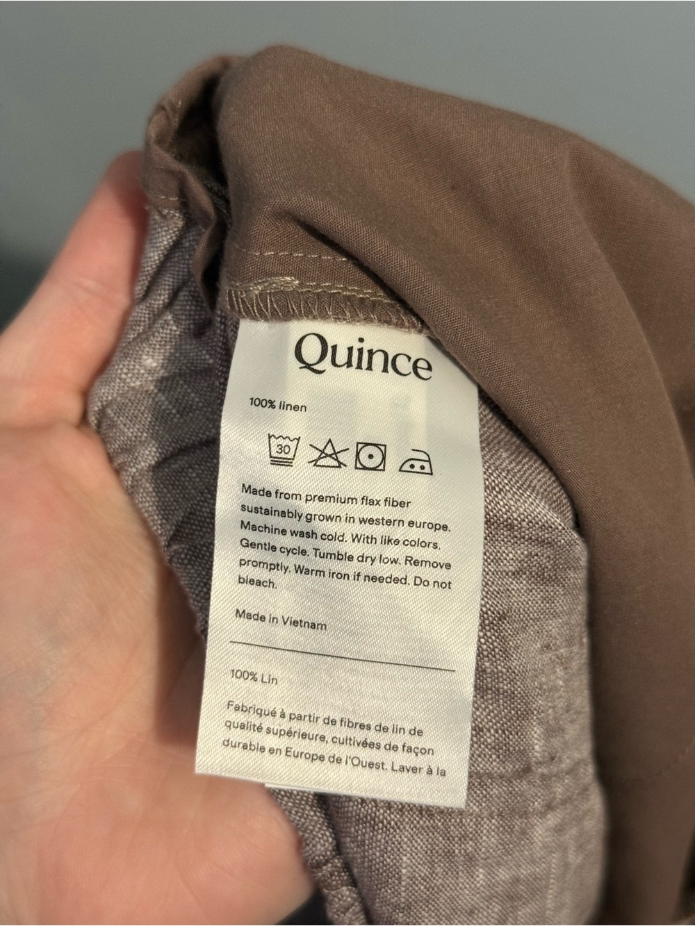 Quince 100% European Linen Pants Size XL - Picture 9 of 10
